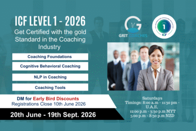 Get Certified with the gold Standard in the Coaching Industry